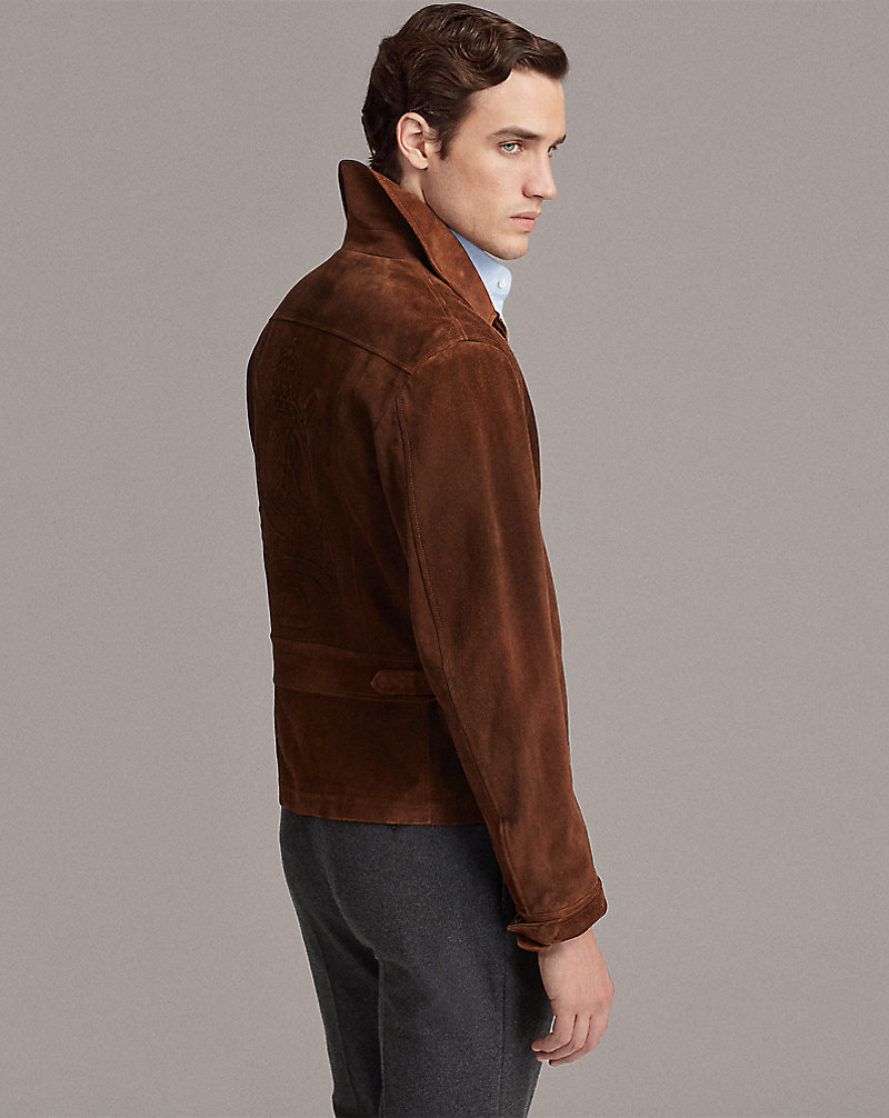 Suede Newsboy Jacket for Men | Ralph Lauren® PA Suede Newsboy Jacket for Men | Ralph Lauren® PA