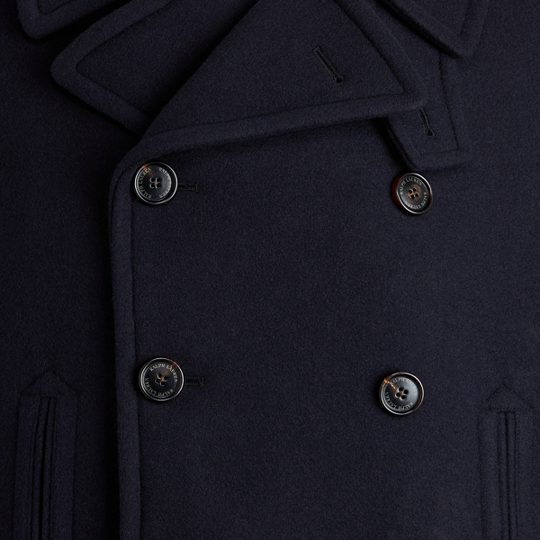 ラルフローレン ピーコート ヘリンボーン ウールカシミヤ ダークグレー 7号 RALPH LAUREN(ラルフローレン) / C-TK-6427/チェスターコート/11