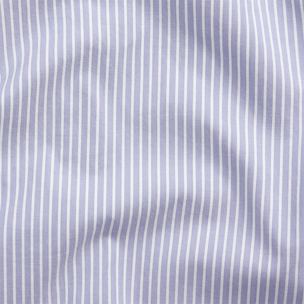 Blue And White Striped Oxford Shirt Purple Label 6