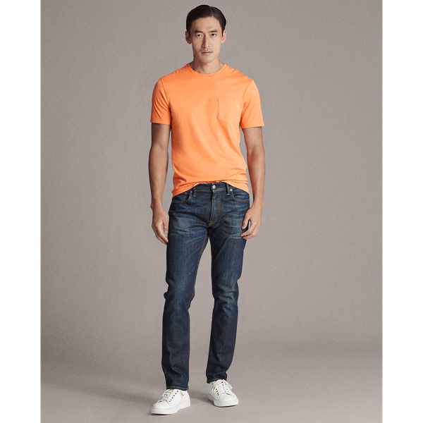 Sunset Orange Jersey Pocket T-Shirt Purple Label 3