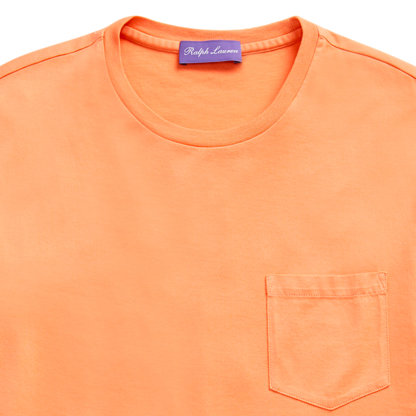 Sunset Orange Jersey Pocket T-Shirt Purple Label 7