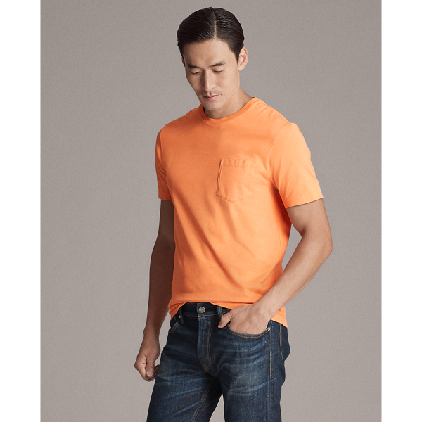 Sunset Orange Jersey Pocket T-Shirt Purple Label 4