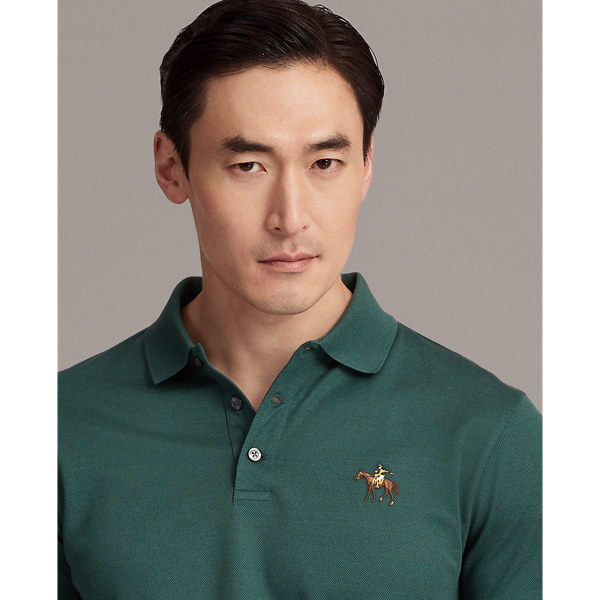 Custom Slim Fit Piqué Polo Shirt for Men | Ralph Lauren® IN