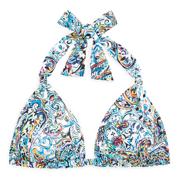 Paisley Halter Bikini Top