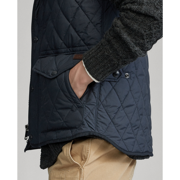 College Navy The Iconic Quilted Gilet Big & Tall 6