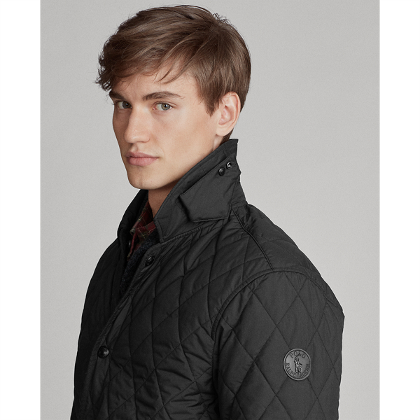 Black The Iconic Quilted Car Coat Big & Tall 6
