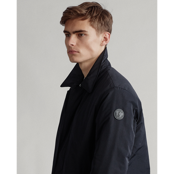 Black Water-Resistant Commuter Coat Big & Tall 6