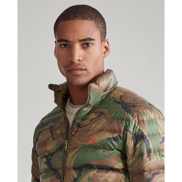 Ralph lauren bear camo down jacket online