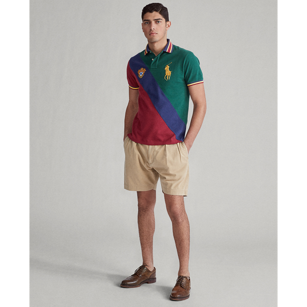 College Green Multi Classic Fit Mesh Polo Shirt Big & Tall 3