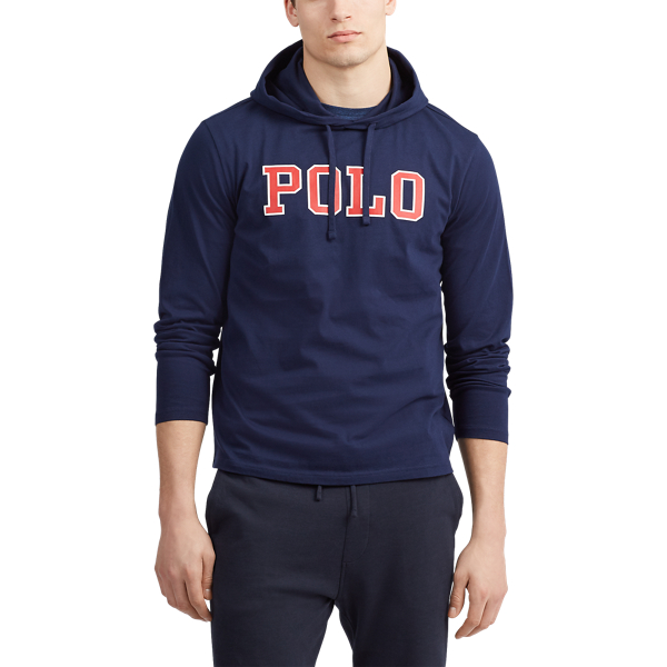 Cruise Navy Cotton Jersey Hooded Tee Big & Tall 4