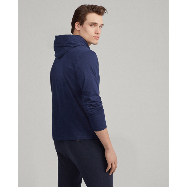 Cruise Navy Cotton Jersey Hooded Tee Big & Tall 5