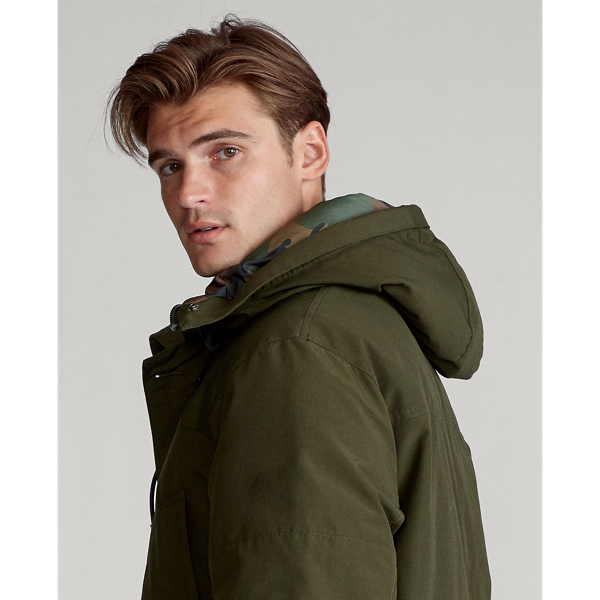 Estate Olive Faux-Fur-Trim Down Parka Big & Tall 7