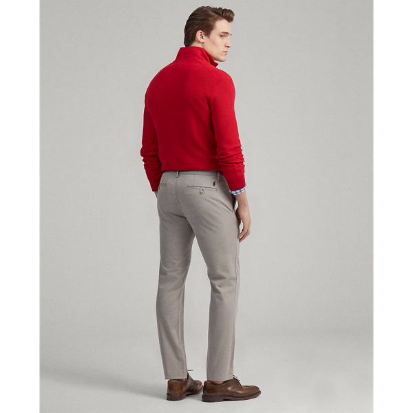 Athletic Grey Stretch Classic Fit Twill Trouser Big & Tall 4