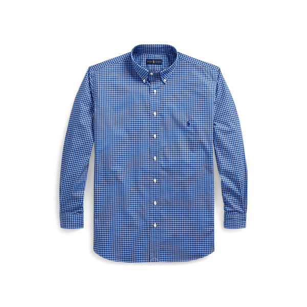 Classic Fit Plaid Poplin Shirt Big & Tall 1