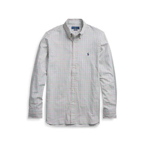 Classic Fit Plaid Twill Shirt Big & Tall em 1