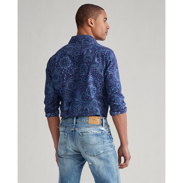 Inky Paisley Classic Fit Paisley Shirt Big & Tall 4