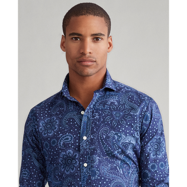 Inky Paisley Classic Fit Paisley Shirt Big & Tall 5