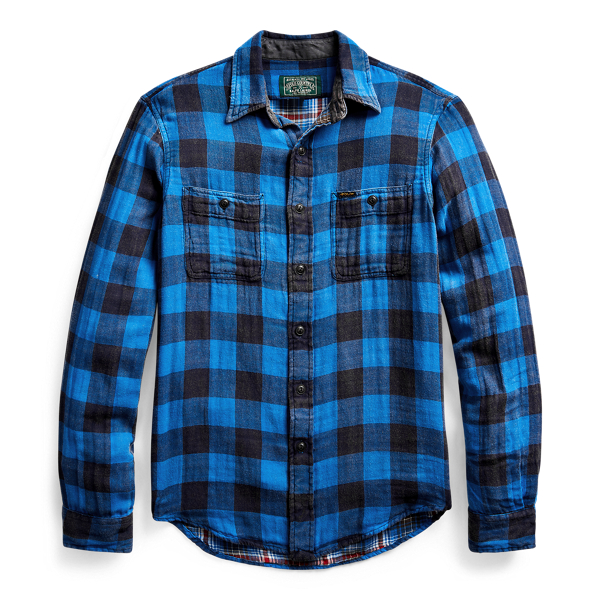 Classic Fit Plaid Twill Shirt Big & Tall 1