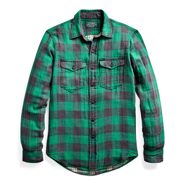 Chemise &eacute;cossaise serg&eacute; coupe classique Big & Tall en 1