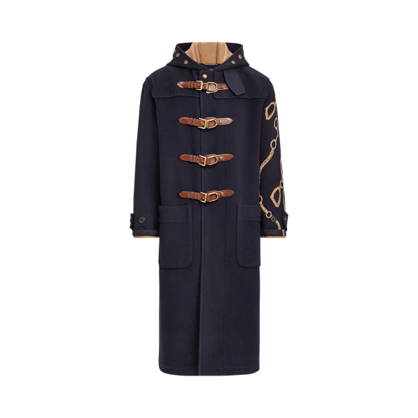 ジャケット・アウター Polo Ralph Lauren Navy Wool Duffle Coat VTG Polo Ralph Lauren Women's Navy Blue Wool Toggle Duffle Coat