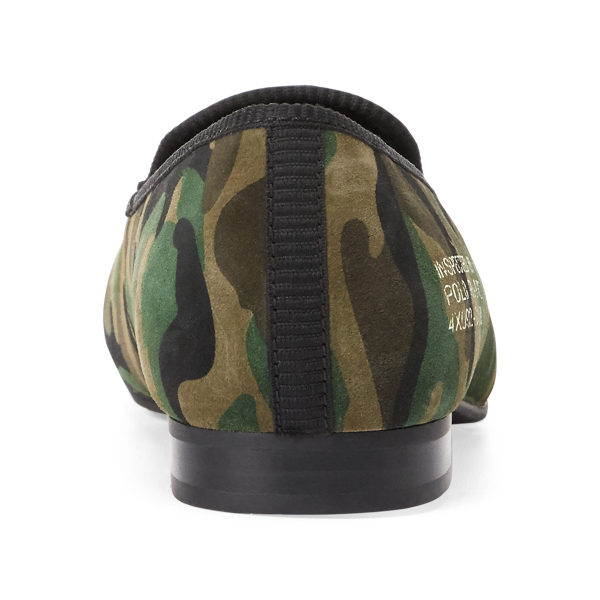 Olive Tiger Camo Paxton Camo Suede Slipper Polo Ralph Lauren 3