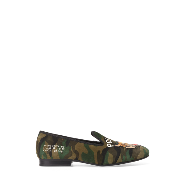 Paxton Camo Suede Slipper Polo Ralph Lauren 1