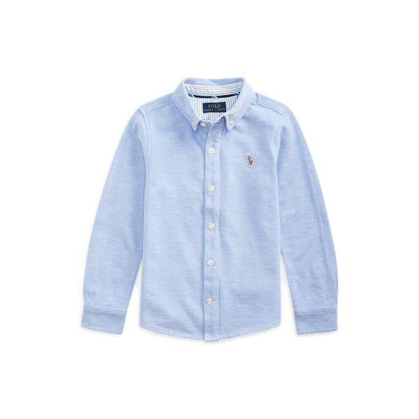 Knit Cotton Oxford Shirt Boys 1.5-6 Years in 1