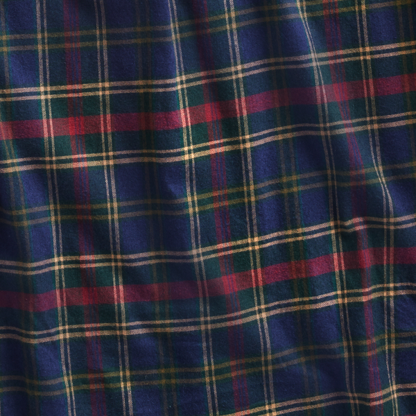 Midnight Navy/Wine Classic Fit Plaid Workshirt Polo Ralph Lauren 7