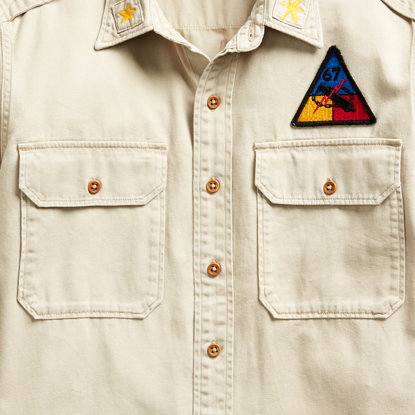 Khaki Classic Fit Twill Shirt Polo Ralph Lauren 7