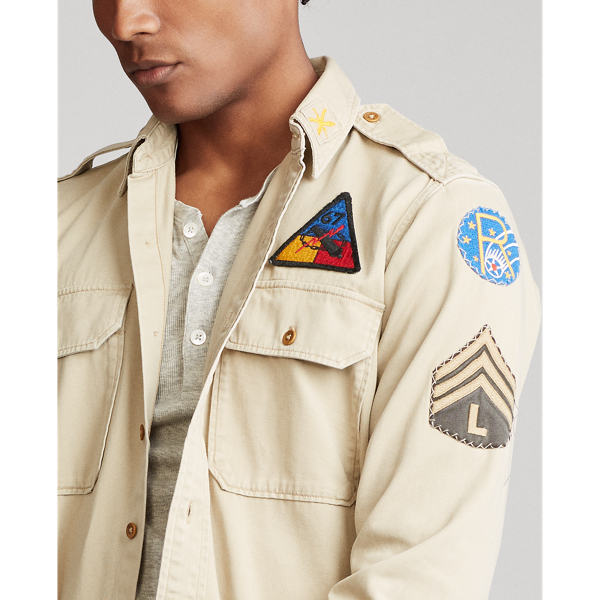 Khaki Classic Fit Twill Shirt Polo Ralph Lauren 6