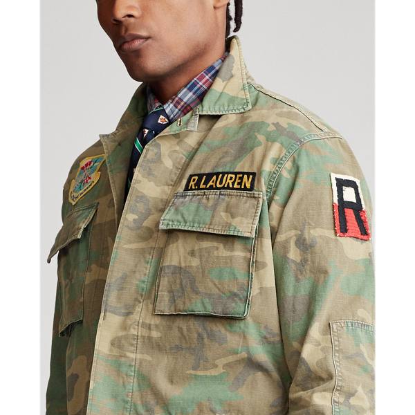 Camo Ripstop Overshirt for Men Ralph Lauren BR