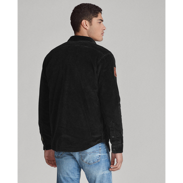 Black Classic Fit Corduroy Workshirt Polo Ralph Lauren 6