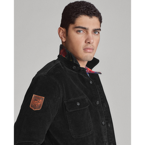 Black Classic Fit Corduroy Workshirt Polo Ralph Lauren 7