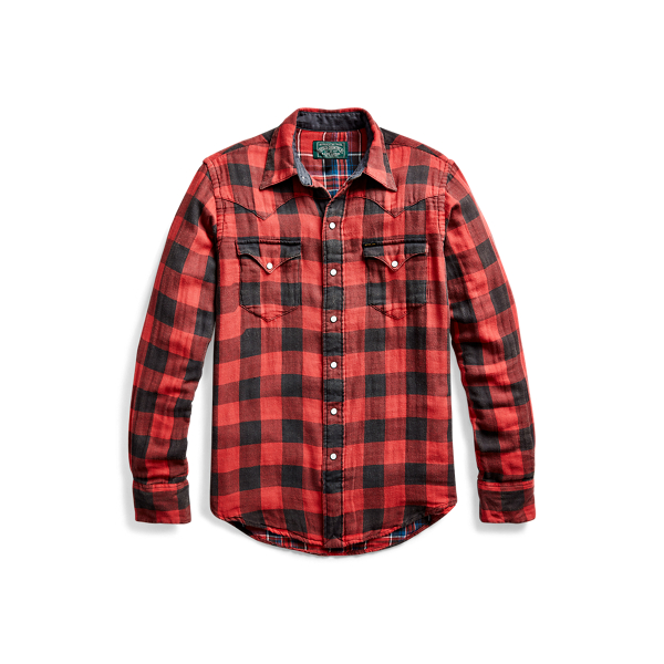 Custom Fit Plaid Twill Shirt Polo Ralph Lauren 1