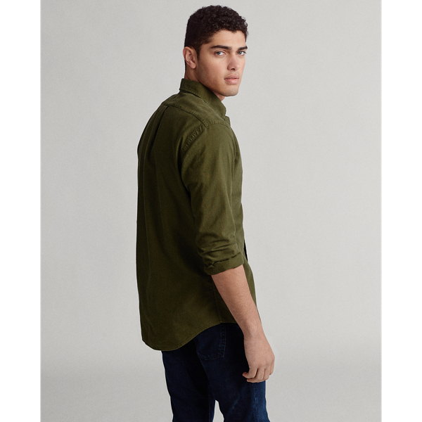 Slim Fit Garment-Dyed Oxford Shirt