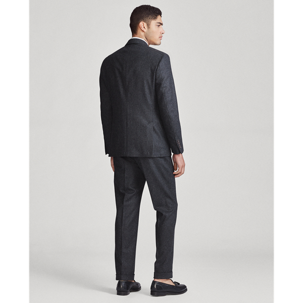 Charcoal Polo Striped Flannel Suit Polo Ralph Lauren 6