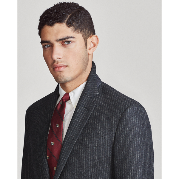 Charcoal Polo Striped Flannel Suit Polo Ralph Lauren 7