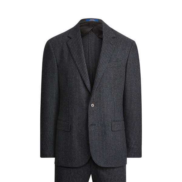 Charcoal Polo Striped Flannel Suit Polo Ralph Lauren 2