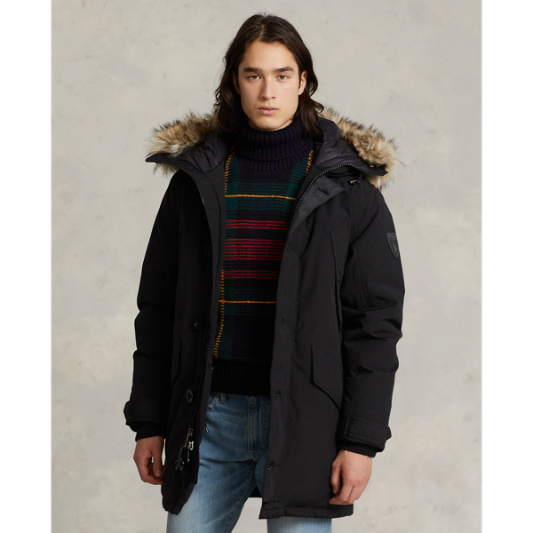 Faux Fur Trim Down Parka