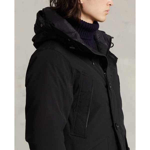 Black Faux-Fur-Trim Down Parka Polo Ralph Lauren 7