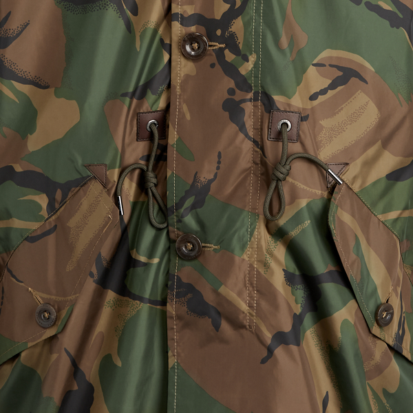 British Elmwood Camo Water-Resistant Marsh Coat Polo Ralph Lauren 8