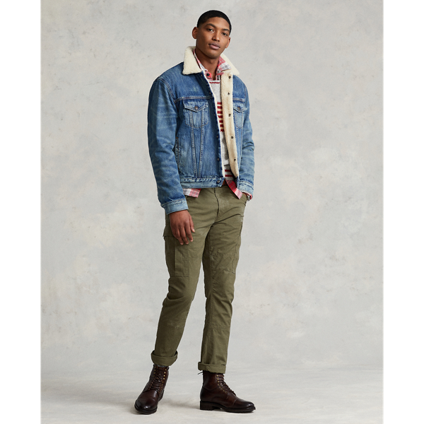 Lined jean jacket mens hotsell