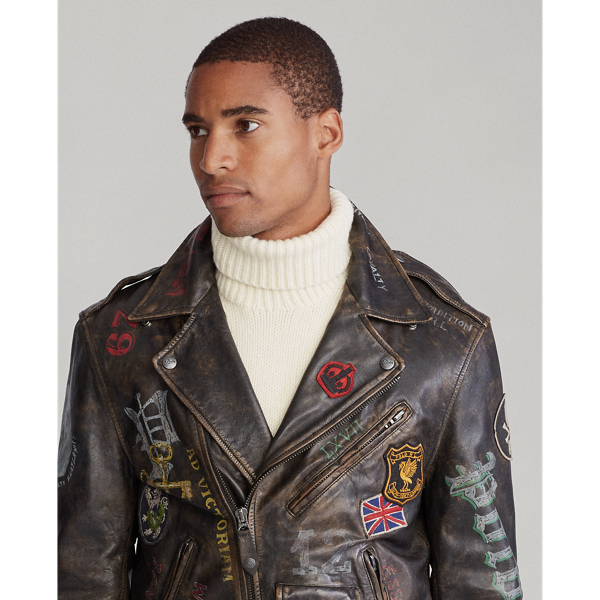 Ralph lauren biker jacket best sale