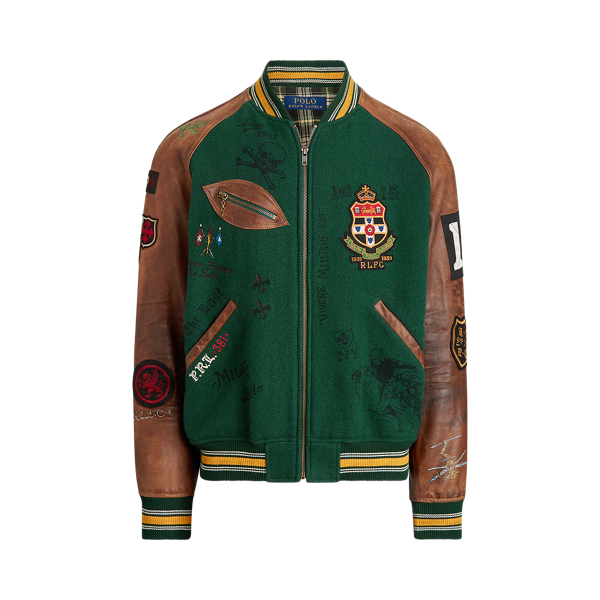 Varsity Inspired Jacket for Men Ralph Lauren DZ