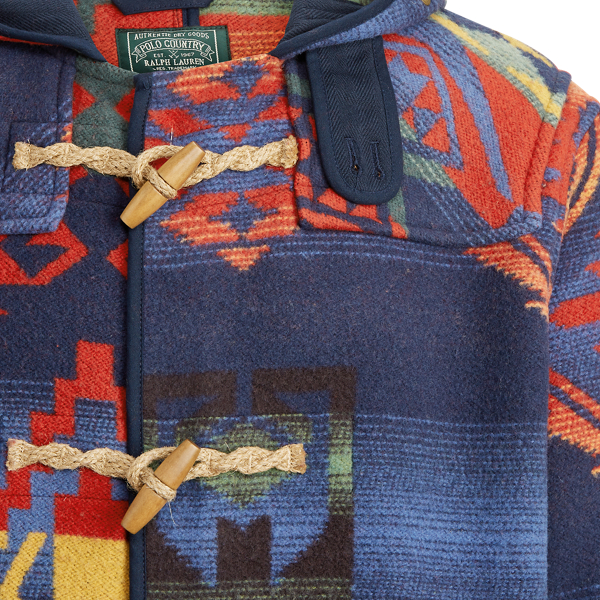 Santa Fe Multi Southwestern Toggle Coat Polo Ralph Lauren 8