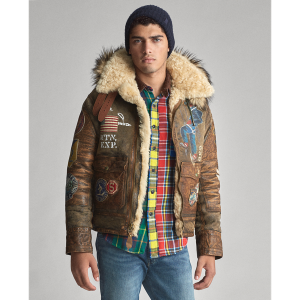 Hybrid Bomber Jacket for Men Ralph Lauren IL