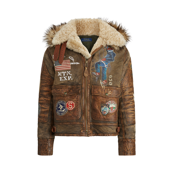 Ralph lauren flight jacket best sale