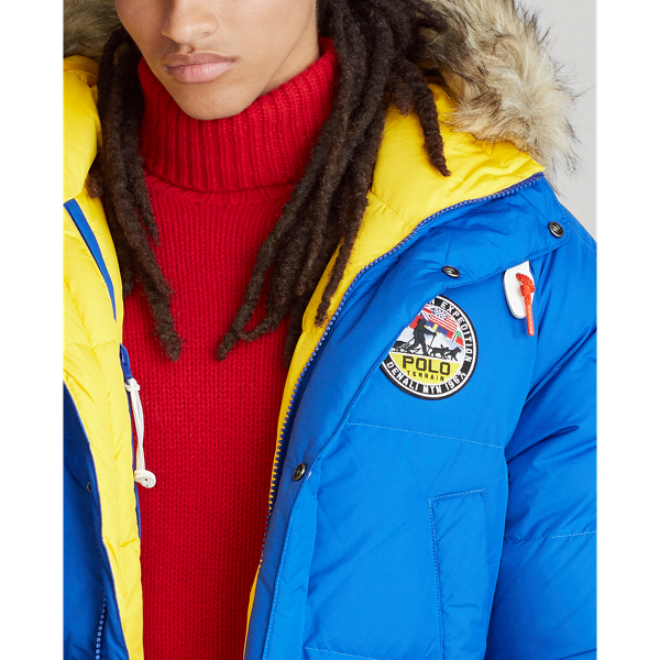 Sapphire Star/Yellowfin Reversible Down Parka Polo Ralph Lauren 6