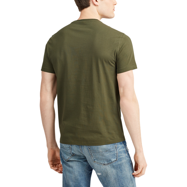 Estate Olive Classic Fit Crewneck T-Shirt Big & Tall 4