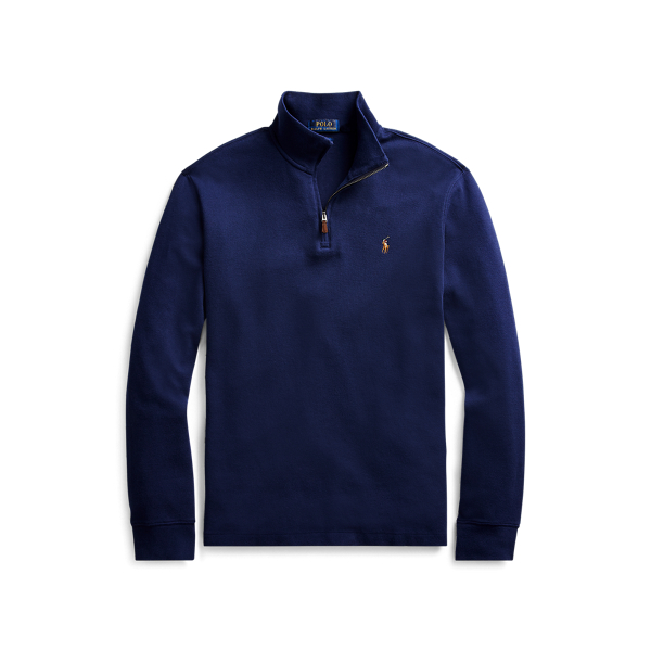 Ralph lauren french rib half zip sale